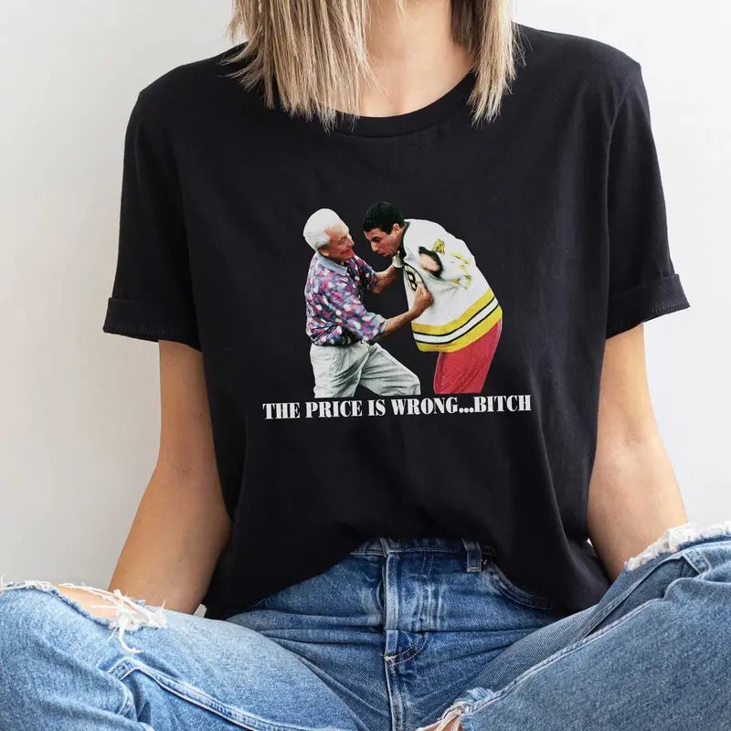 The Price Is Wrong Vintage Shirt, Movies Quote Unisex Shirt, Gift For Friends, Bob Barker Tee, Happy Gilmore Movie, 90's...