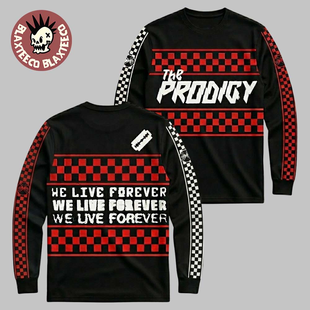 The Prodigy Warriors Dance UK And Ireland Arena Tour 2026 Merch Long Sleeve Tee
