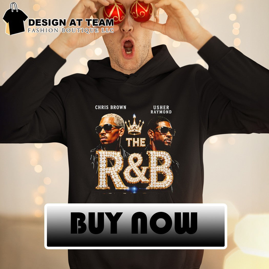 The Raymond Brown Usher Raymond and Chris Brown Diamond Tour Music Concert 2026 shirt