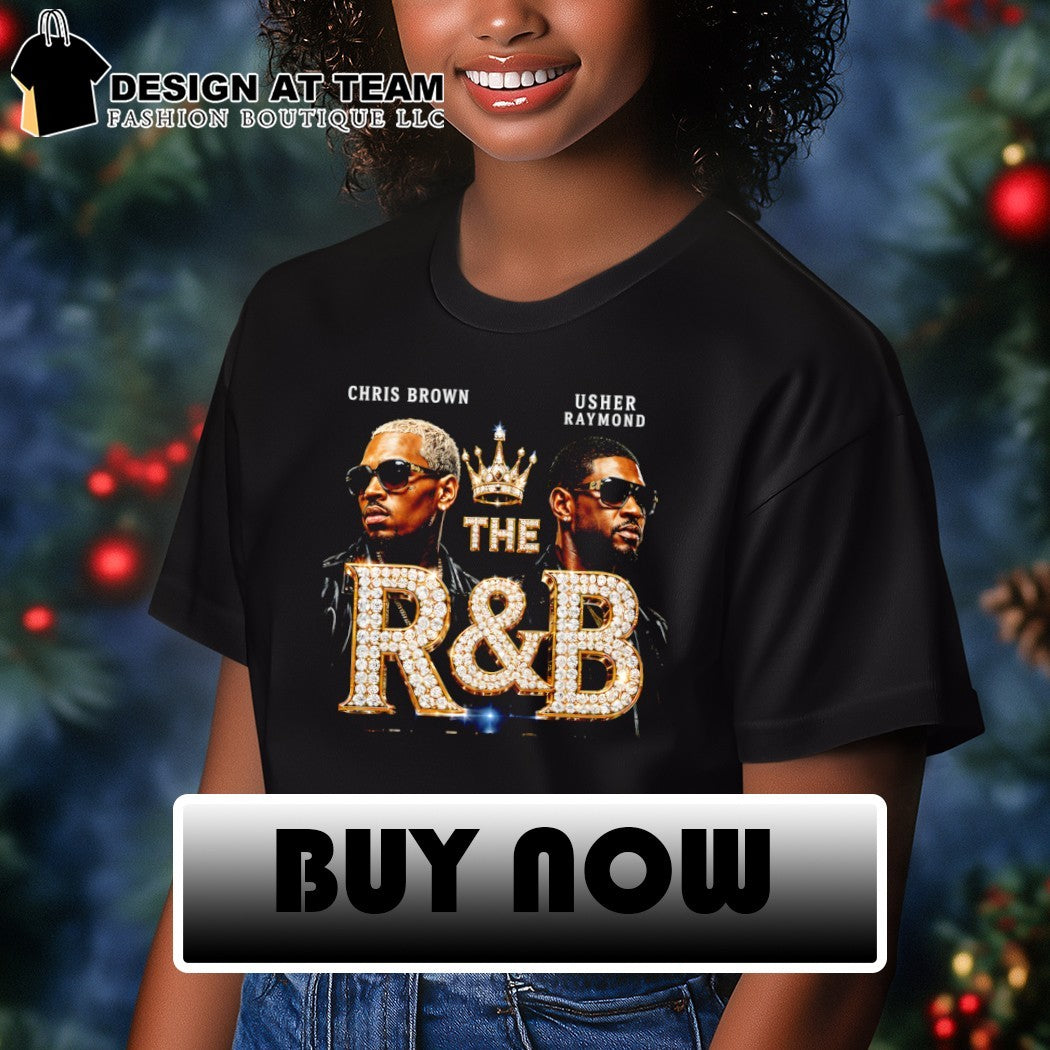 The Raymond Brown Usher Raymond and Chris Brown Diamond Tour Music Concert 2026 shirt