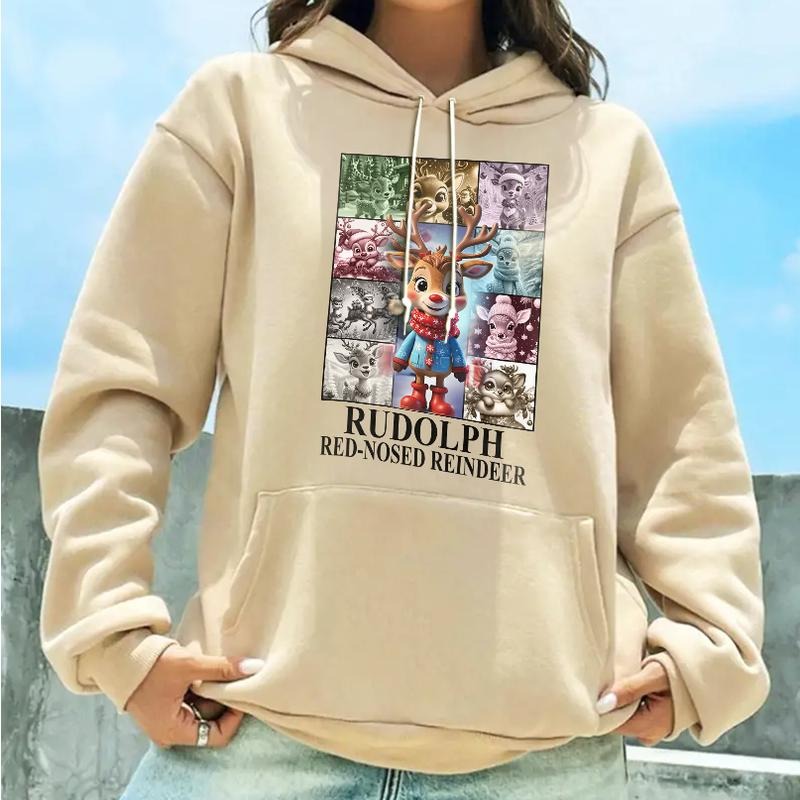 The Red Nosed Reindeer Christmas Sweatshirt, Rudolph Christmas Sweatshirt, Christmas Hoodie, Christmas Gift T-Shirts