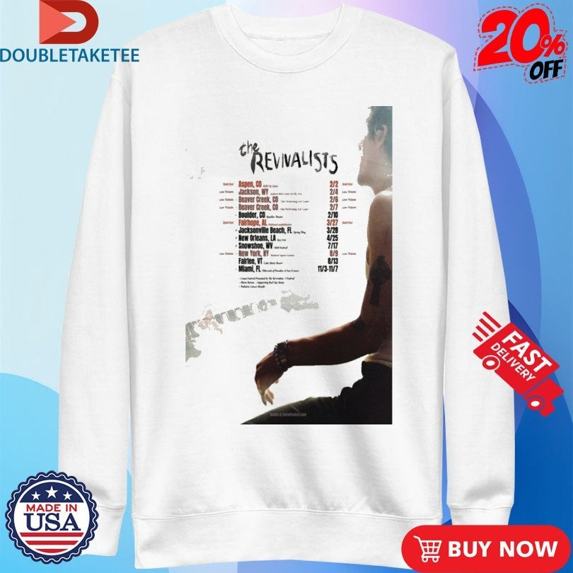 The Revivalists Tour 2026 Dates Shirts