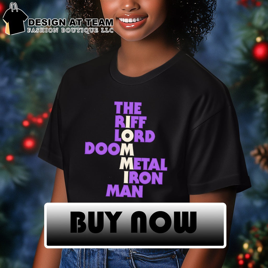 The Riff Lord Doom Metal Iron Man Iommi shirt