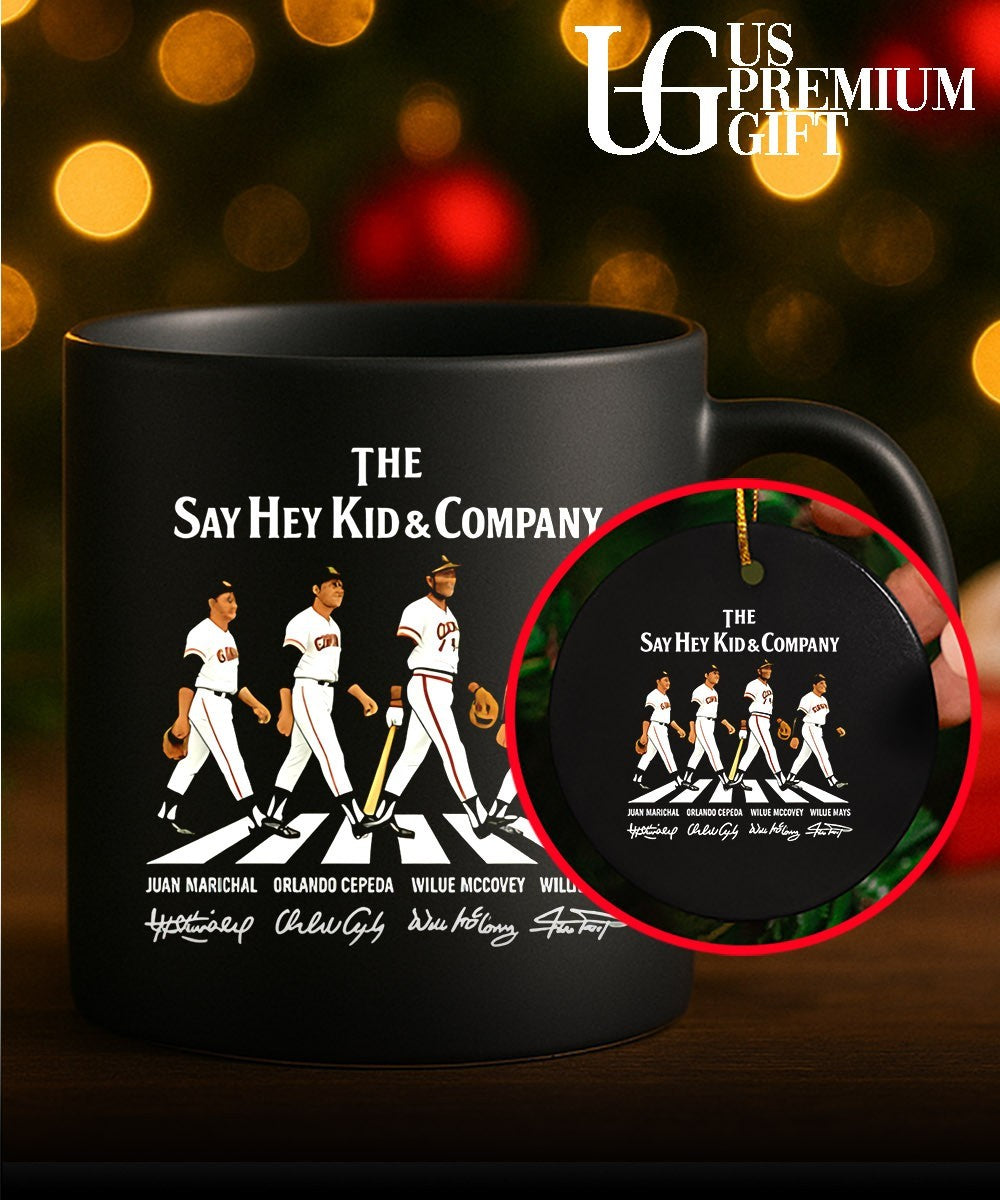 The Say Hey Kid & Company San Francisco Giants baseball abbey road signature shirt