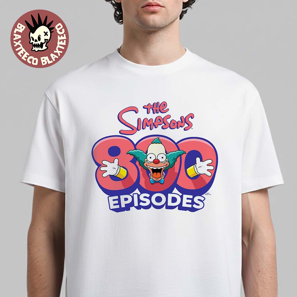 The Simpsons 800 Episodes Official Logo T-Shirt
