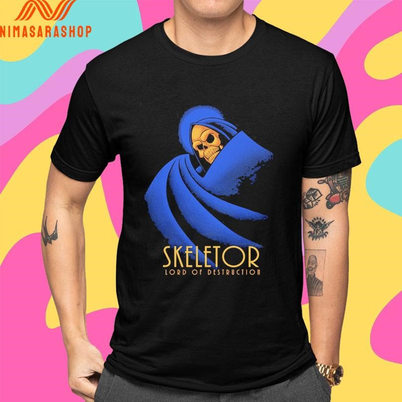 The Skull Faced Sorcerer Skeletor Lord Of Destruction Shirts