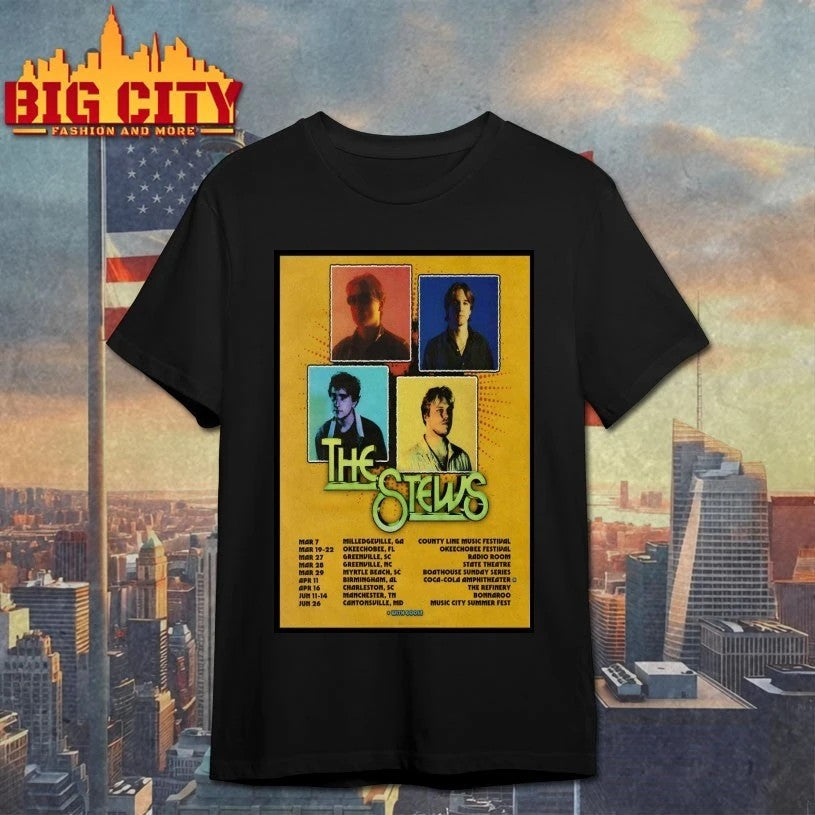 The Stews USA 2026 Tour Poster t-shirt