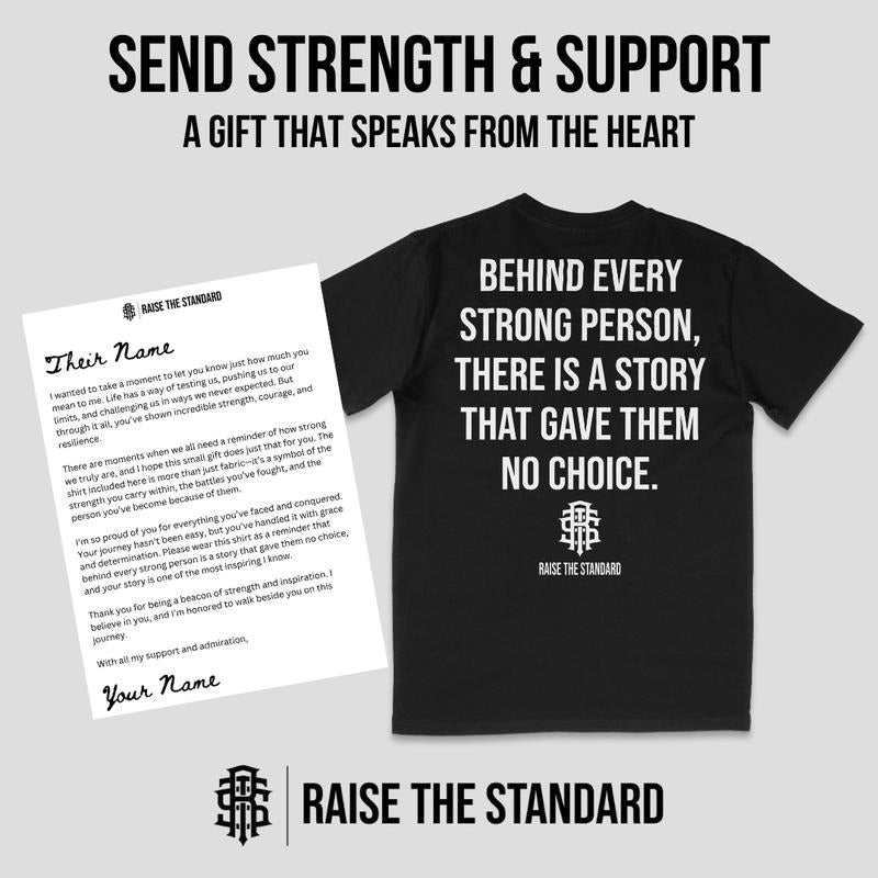 The Strength & Support Bundle T-Shirt & Custom Personalized Letter Hoodie, Sweatshirt | UrbanDripWear.com