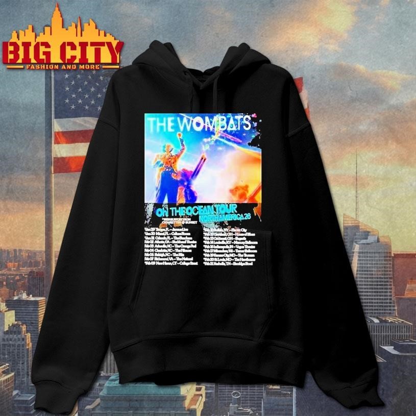The Wombats Oh The Ocean North America Tour 2026 Dates Shirt