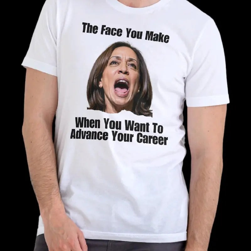 The face you make to advance your career. T-Shirt-Menswear Cotton Hoodie, Sweatshirt | UrbanDripWear.com