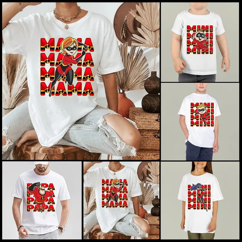 The lncredibles family matching shirt, Family Trip Shirt, Cartoon Shirt Hoodie, Sweatshirt | UrbanDripWear.com