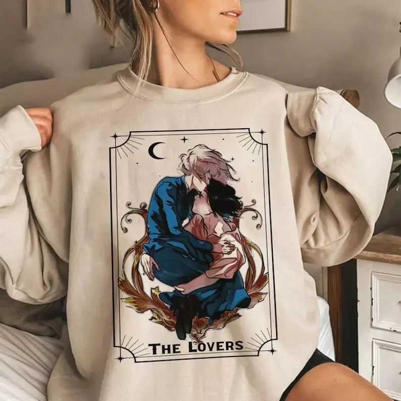 The lovers Howl Sophie card , Howl's Moving Castle Sweatshirt T-Shirts, Hoodie | UrbanDripWear.com