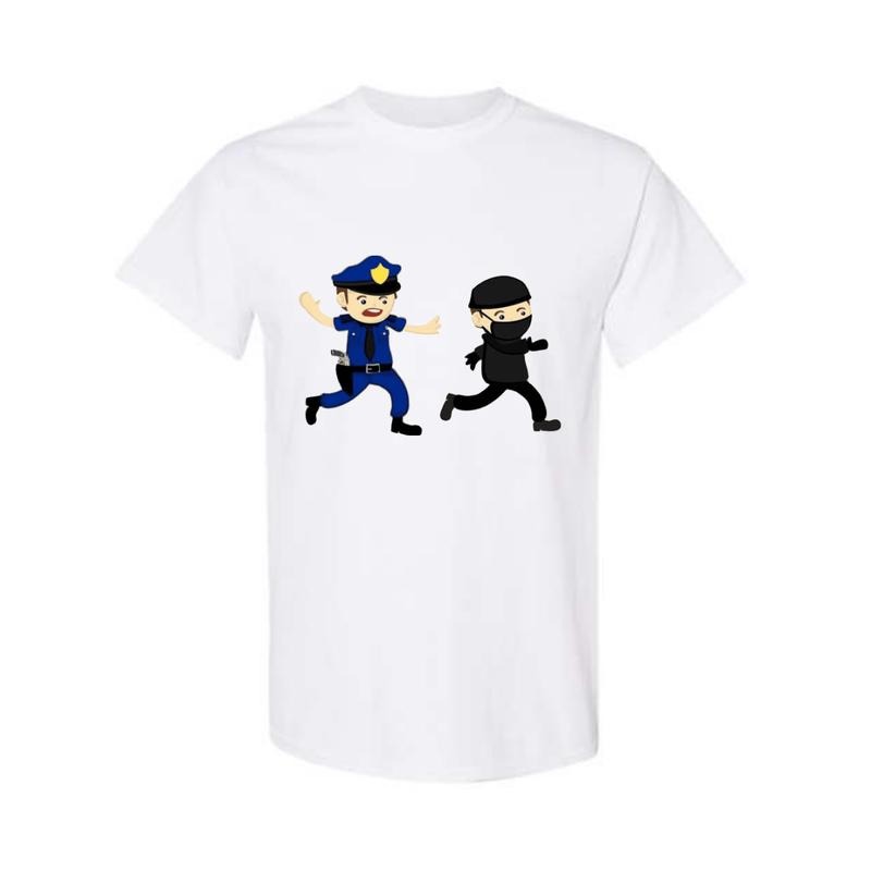 The police catch the thief Shirt, Meme Shirt, Trendy Shirt Hoodie, Sweatshirt | UrbanDripWear.com
