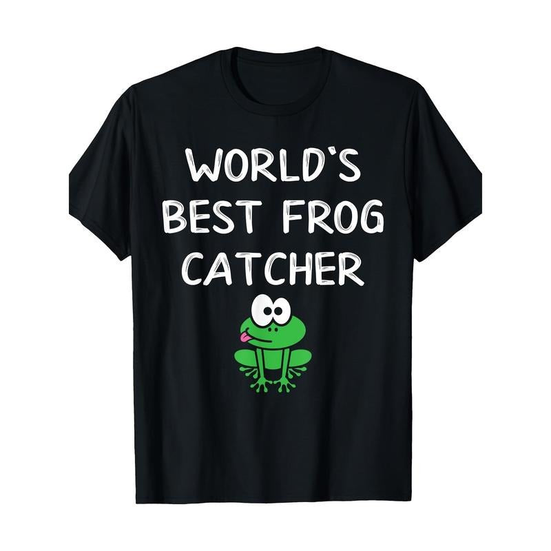 The world's best Frog Catching Animal lover Frog Hunting Gift T-shirt Made in USA Hoodie, Sweatshirt | UrbanDripWear.com