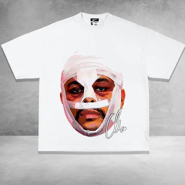 TheWeekndd T-shirt Halloween Big face Graphic tee Hoodie, Sweatshirt | UrbanDripWear.com