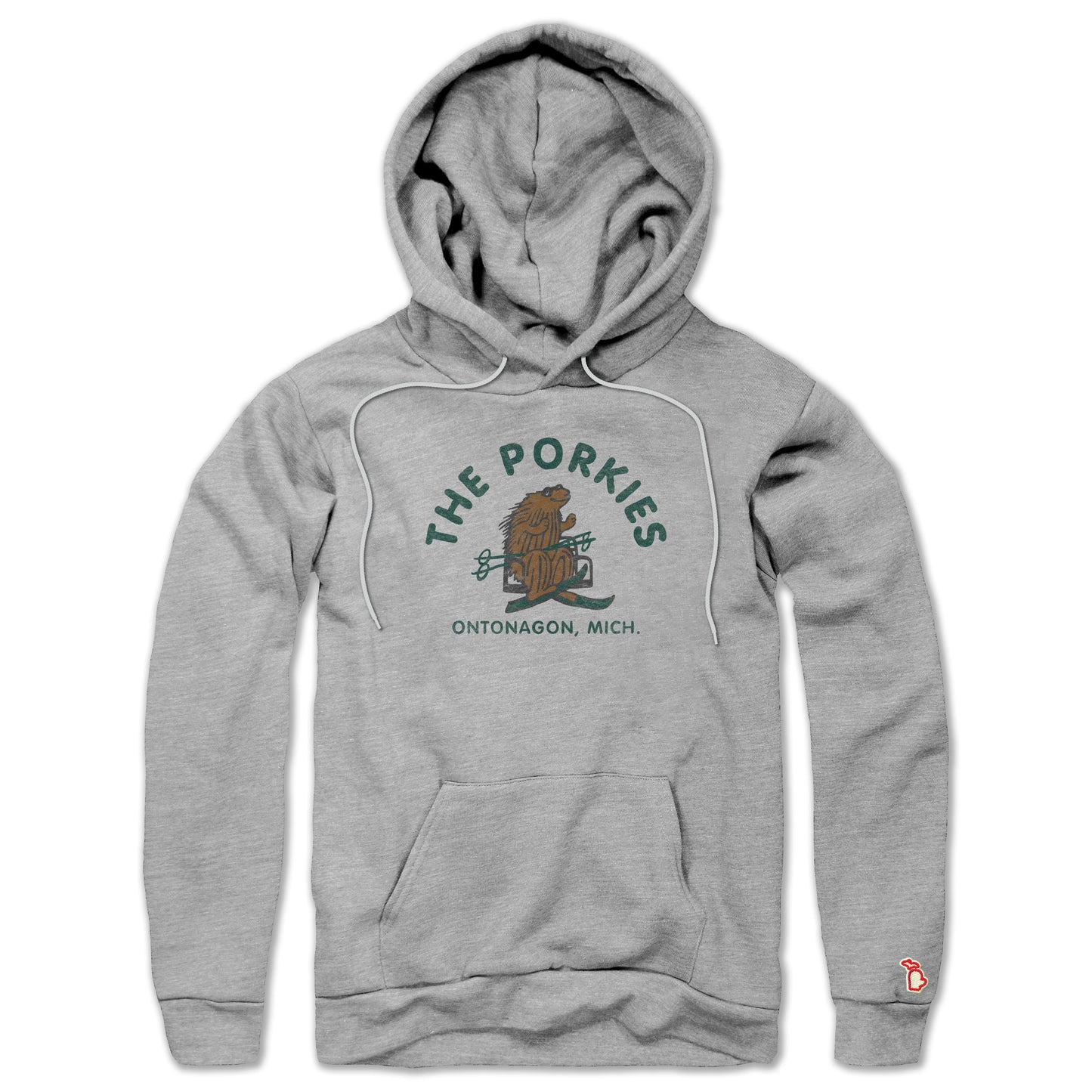 PORCUPINE MOUNTAINS STATE PARK - THE PORKIES ALL SEASON HOODIE (UNISEX)