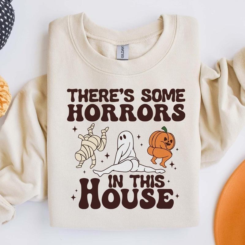 There some horrors in this house sweatshirt drg girlblackhoodie T-Shirts, Hoodie | UrbanDripWear.com