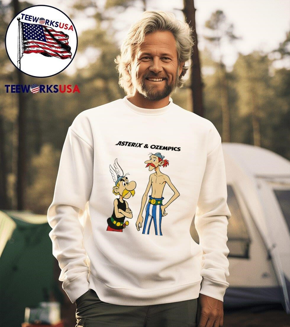 Thin Obelix Comic Asterix And Ozempics Funny Shirt