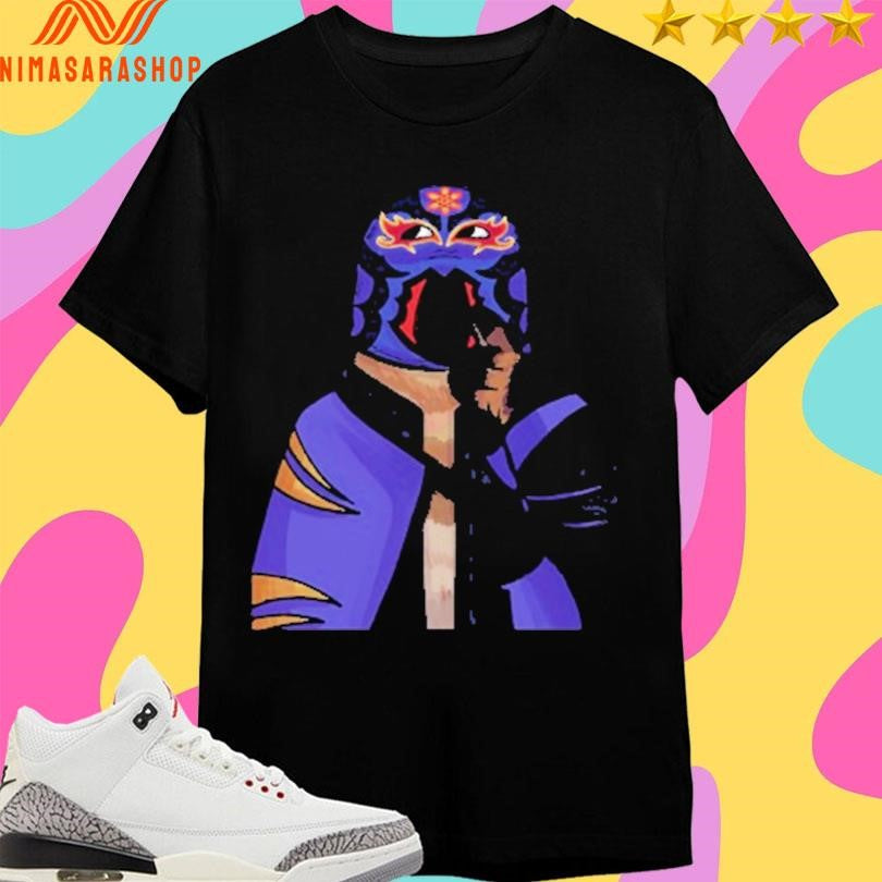 Thinking Monkey Purple Mask Shirts