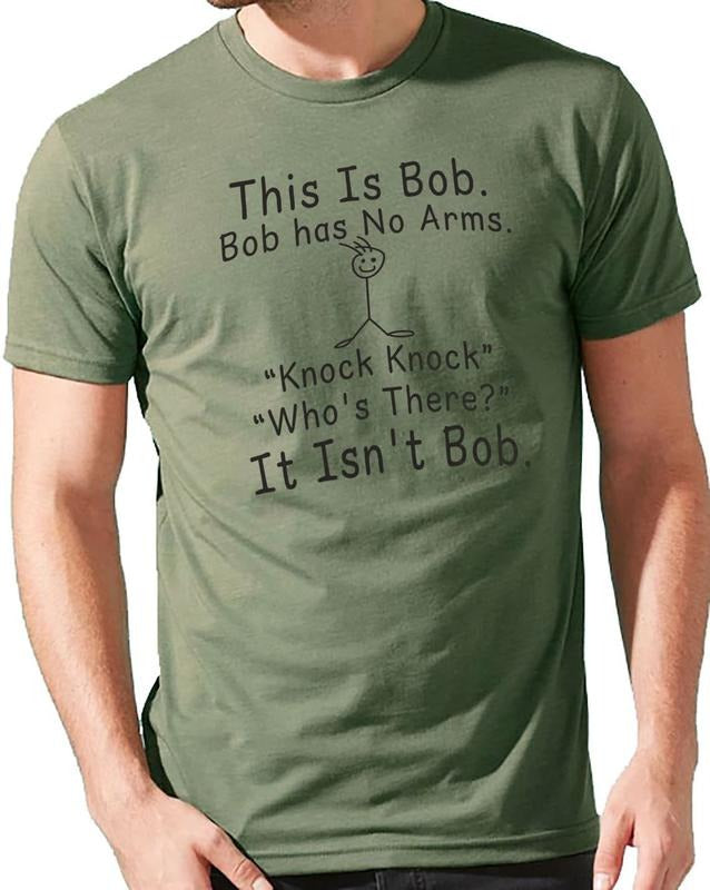 This Is Bob Bob has No Arms Knock Knock Who's There? It Isn't Bob Shirt | Funny Shirt Men Hoodie, Sweatshirt