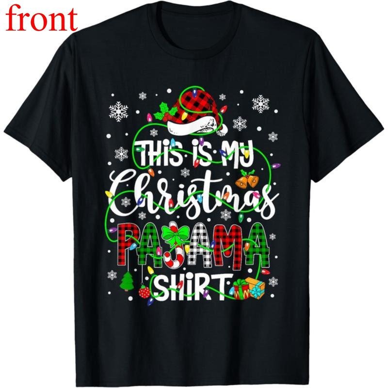 This Is My Christmas Pajama Matching Family Xmas Lights T-Shirt Hoodie, Sweatshirt | UrbanDripWear.com