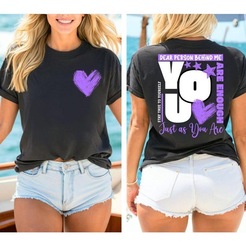 Thoughtful and Inspiring T - Shirt: Make a Statement with a Kind Note to Others