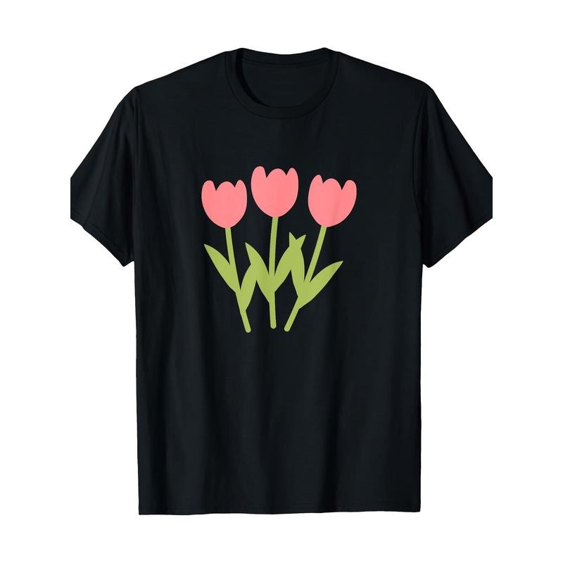 Three Tulips Vintage Graphic Botanical Garden Lover T-shirt -100% cotton Made in USA Hoodie, Sweatshirt | UrbanDripWear.com