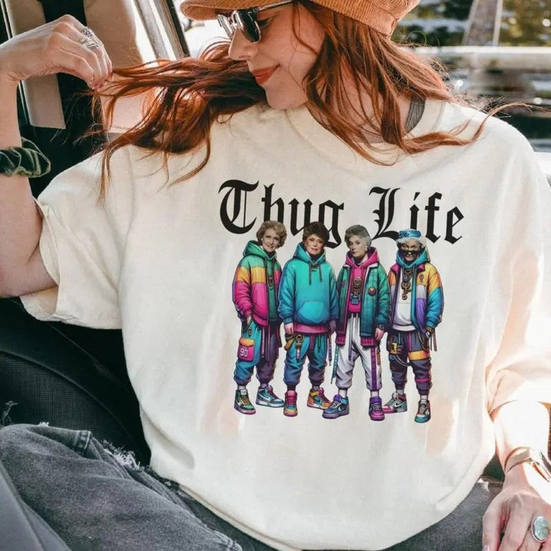 Thu Life shirt, G0den Girl Mom TV Show shirt Top Womenswear Hoodie, Sweatshirt | UrbanDripWear.com