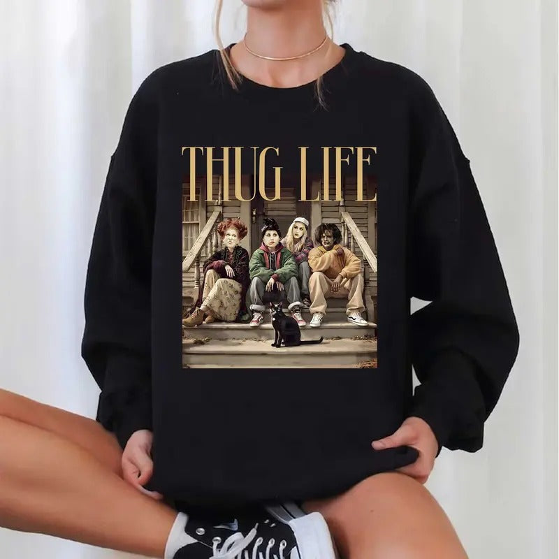 Thug Life Halloween shirt Hoodie, Sweatshirt | UrbanDripWear.com