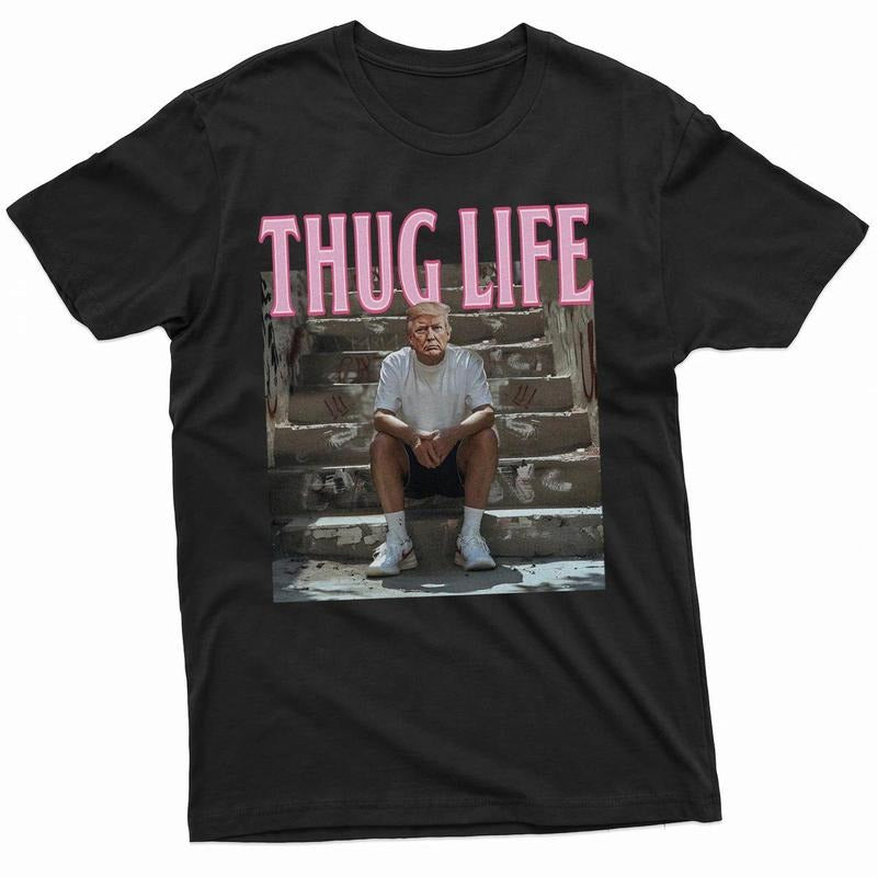 Thug Life Trum shirt, Father Cool Unisex shirt, Cotton Full Color Hoodie, Sweatshirt | UrbanDripWear.com