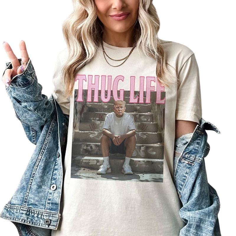 Thug Life Truummp T-Shirt, Father Cool Unisex T-Shirt Hoodie, Sweatshirt | UrbanDripWear.com