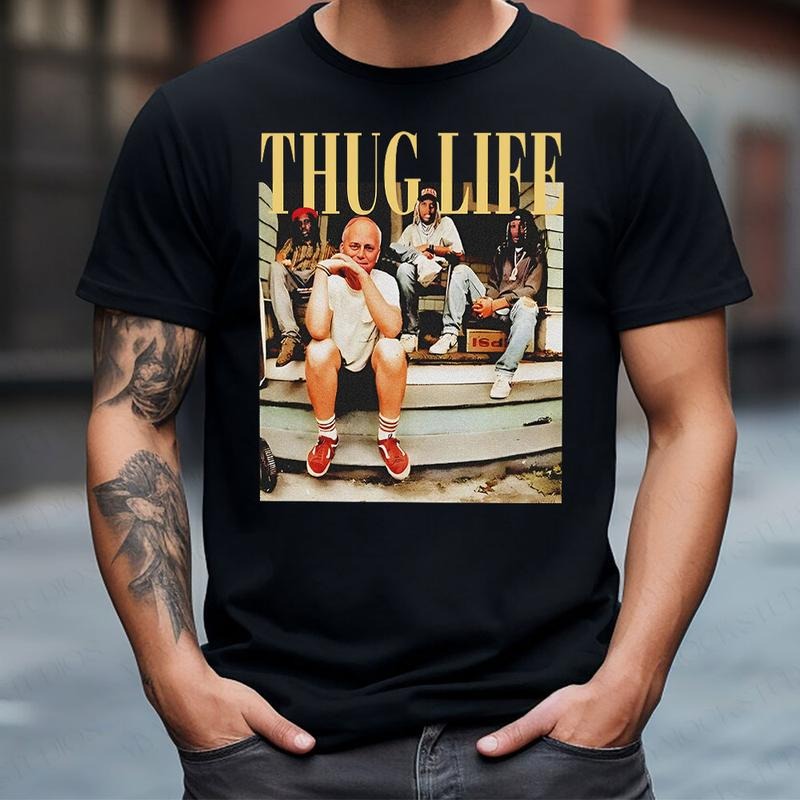 ThugLife Pope Shirts, First American Pope, Pope Leo XIV Shirt, Trending Graphic Tee Hoodie, Sweatshirt | UrbanDripWear.com