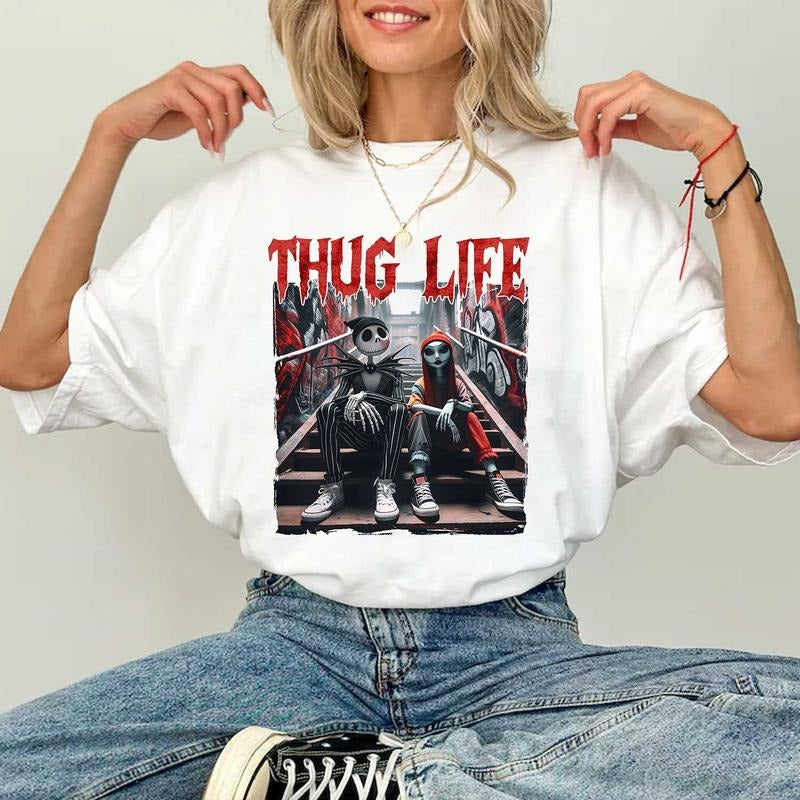 Thuglife Halloween Shirt, Hallowen Shirt,  Cute Fall Shirt, Spooky Season Hoodie, Sweatshirt | UrbanDripWear.com