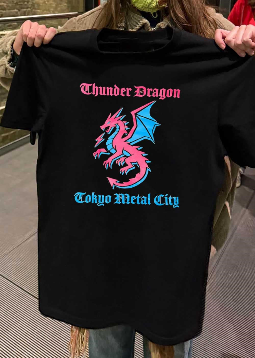 Thunder Dragon Tokyo Metal City Graphic T-Shirt