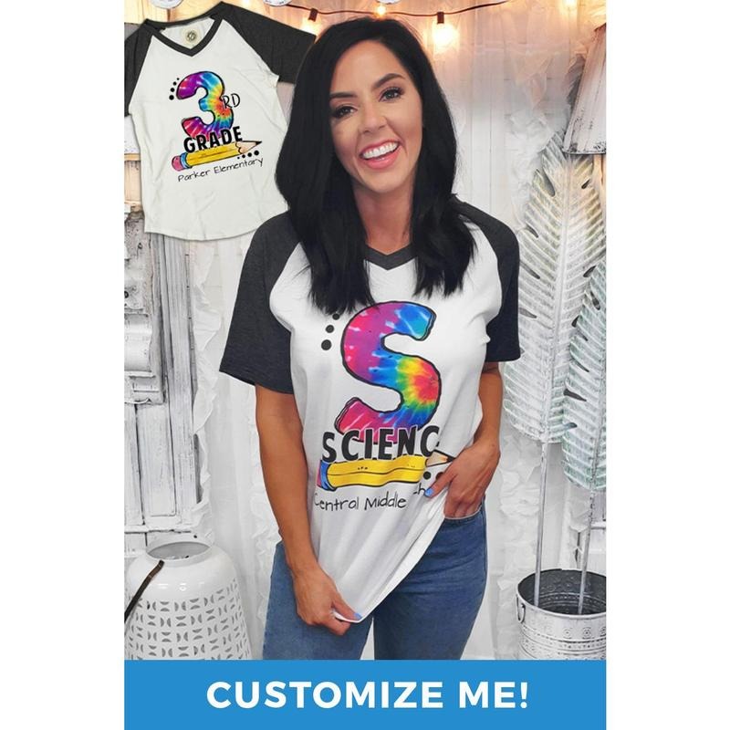 Tie Dye Teacher Vibes V-Neck T-Shirt Hoodie, Sweatshirt | UrbanDripWear.com