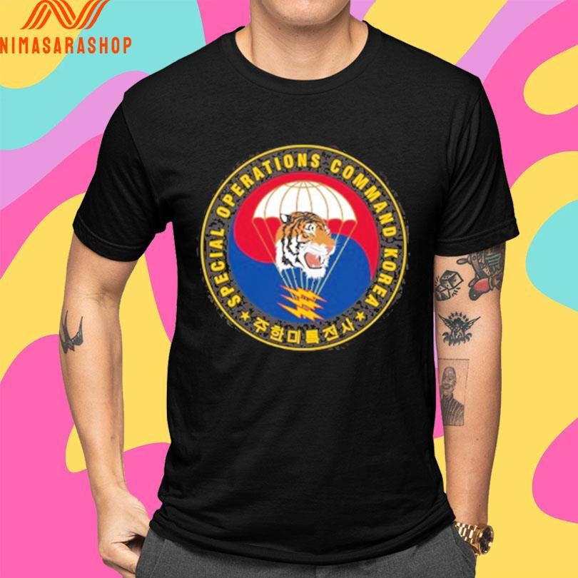 Tiger Special Operations Command Korea Logo Shirts