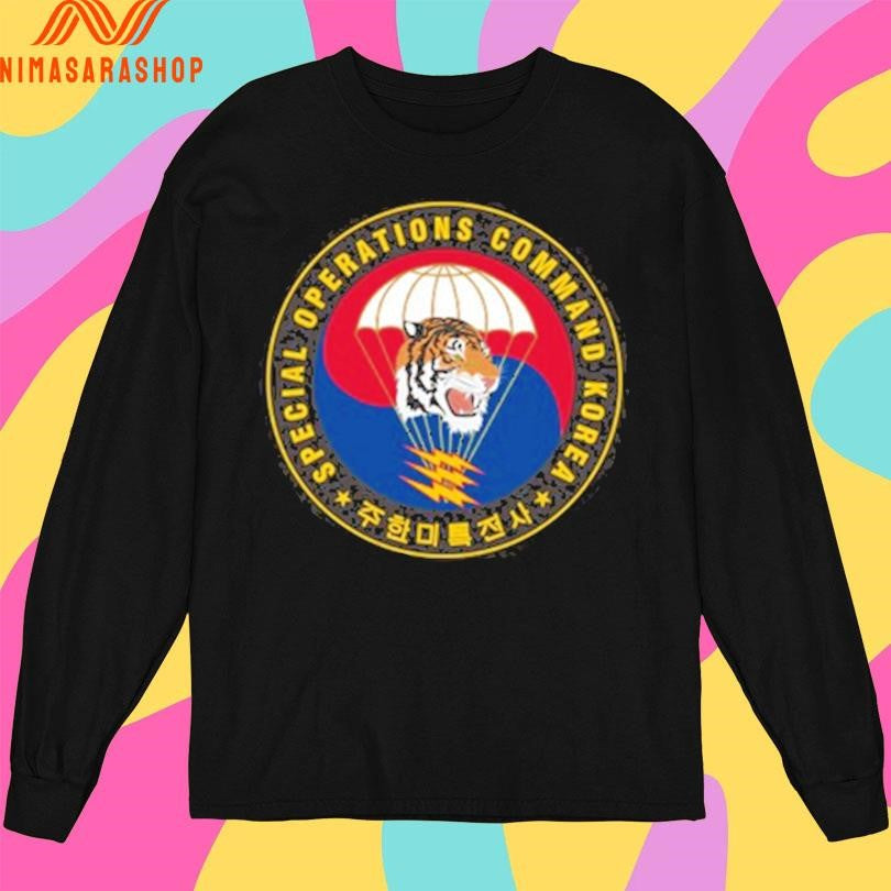 Tiger Special Operations Command Korea Logo Shirts