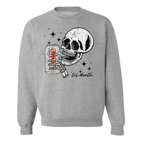 'Til Death Diet Coke' Sweatshirt, Halloween Diet Coke Crewneck T-Shirts, Hoodie | UrbanDripWear.com