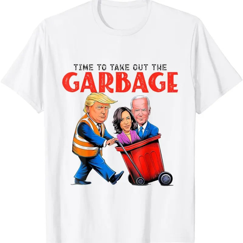 Time To Take Out Garbage Funny Trump Supporters voters T-Shirt Hoodie, Sweatshirt | UrbanDripWear.com