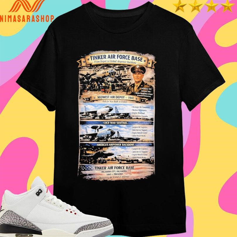 Tinker Air Force Base From Depot To Global Airpower Backbone Shirts