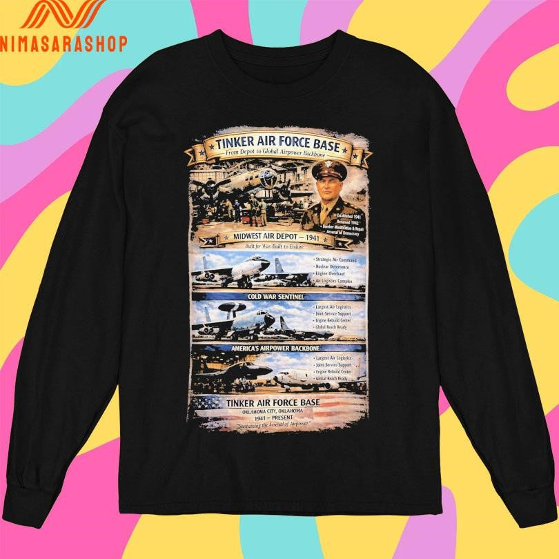 Tinker Air Force Base From Depot To Global Airpower Backbone Shirts