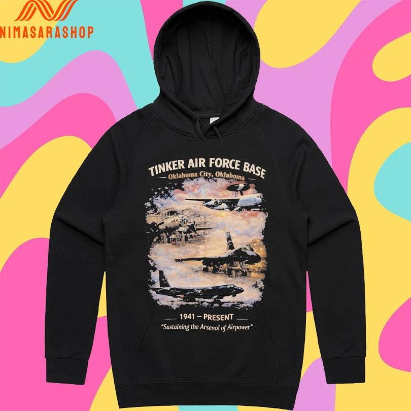 Tinker Air Force Base Oklahoma City Oklahoma 1941 Present Sustaining The Arsenal Of Airpower Shirts