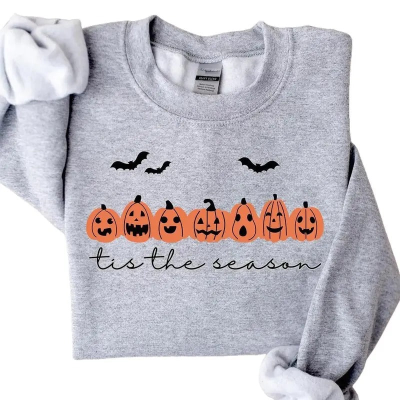 Tis The Season Halloween Sweatshirt Hoodie, Cute Halloween Shirt, Gift For Halloween | UrbanDripWear.com