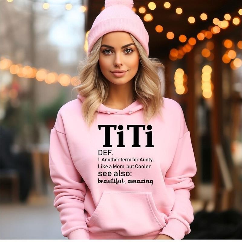 Titi Shirt Definition , Best Auntie Sweater, Gift for New Aunts Hoodie, Sweatshirt | UrbanDripWear.com