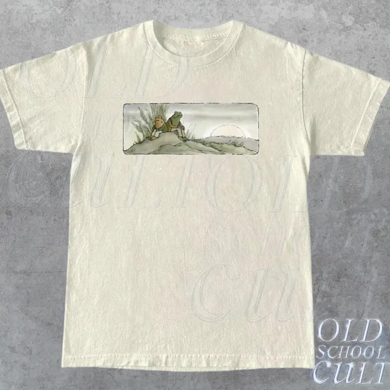 Toad 90s Vintage Graphic Shirt, Retro Sad Frog Tee, Nature Shirt, Funny T-Shirt, Book Lovers Shirt, Vintage Unisex...