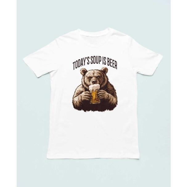 Today's Soup Is Beer T-Shirt | Beer Lover Top, Beer Tee, Gifts For Him made in usa Hoodie, Sweatshirt | UrbanDripWear.com