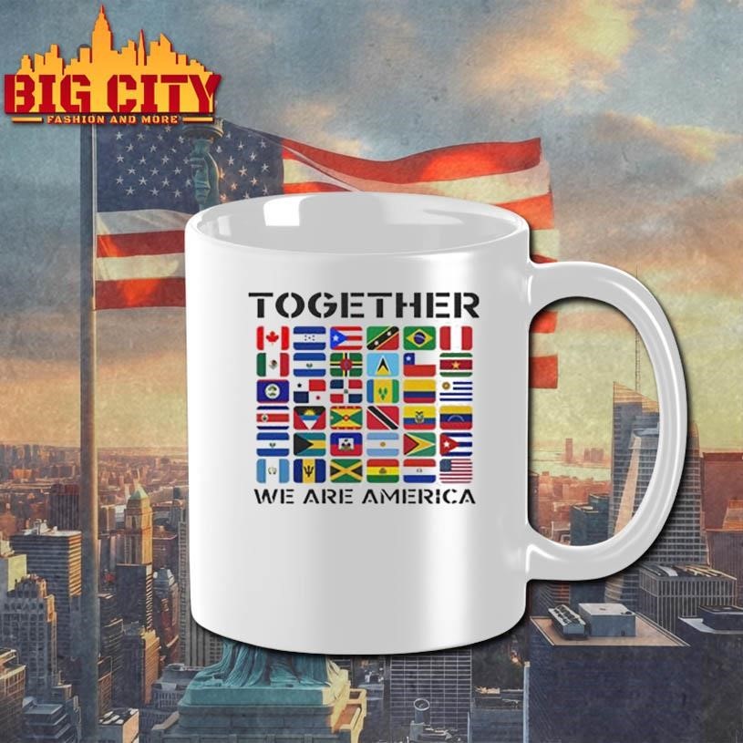 Together We Are America Flags Shirt