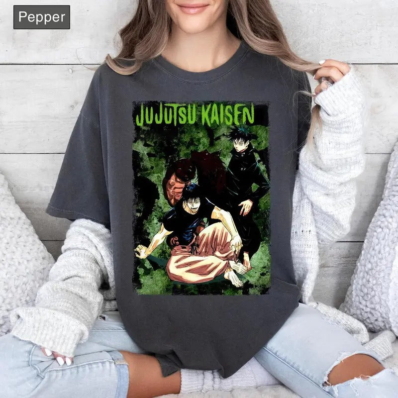 Toji #and Megumi Anime Shirt, Anime Lover Shirt, Anime Manga Shirt, Anime Toji #and Megumi Gift Men #and Women T-shirt...