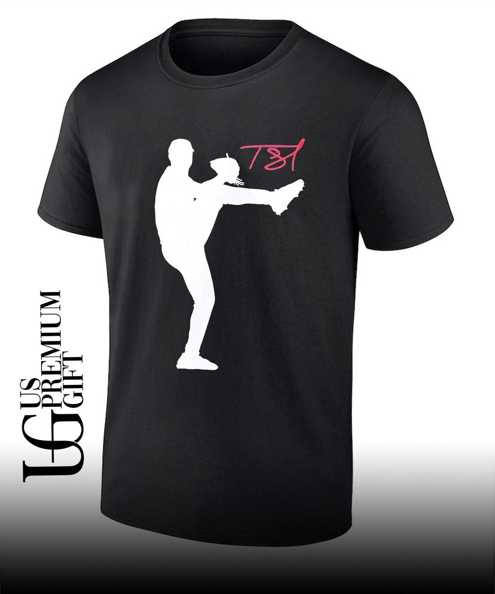 Tom Seaver New York Mets Major League Baseball silhouette signature shirt