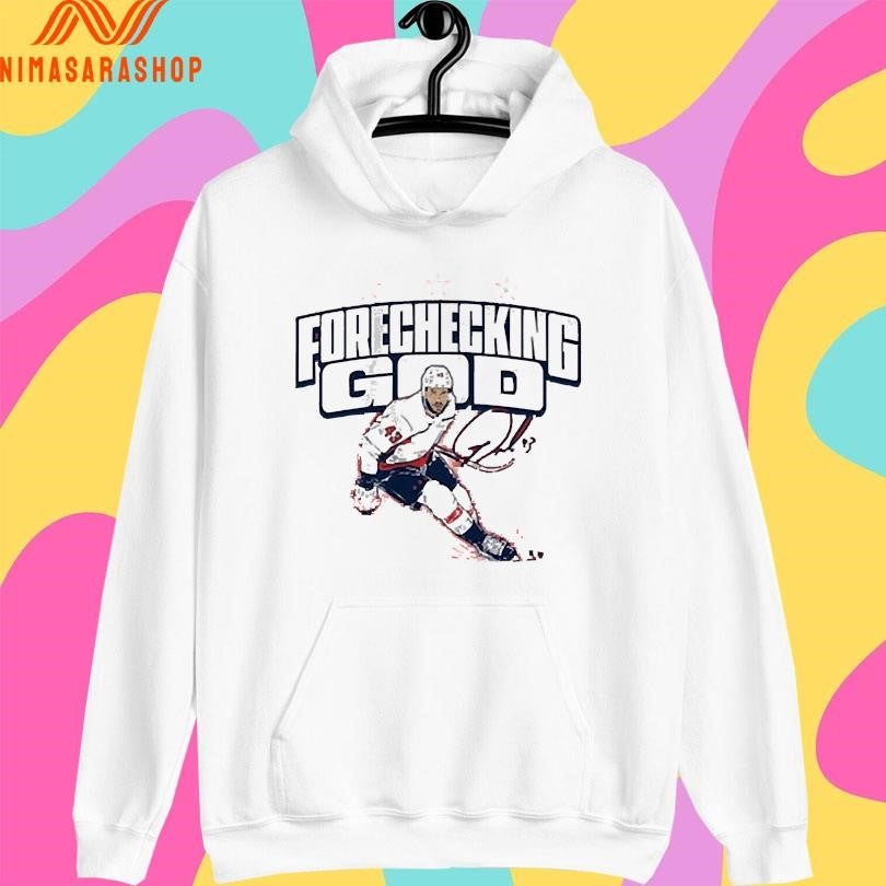 Tom Wilson Washington Capitals Forechecking God Signature Shirts